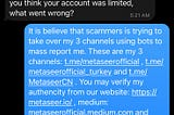 METASEER TELEGRAM CHANNEIS UNDER ATTACK, PLEASE REFER TO OUR TWITTER AS OFFICIAL COMMUNICATION…