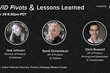 COVID Pivots and Lessons Learned Webinar Recap