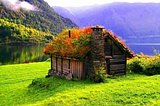 Grass Roof Home, Norway