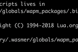 Introducing WAPM global package installs