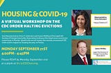 Representative Anna V. Eskamani to Host Eviction Workshop Focused on CDC Order