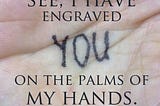 Engraved In God’s Hands