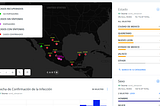 Mapa de Casos de COVID-19 en México