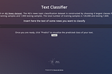 The Full(Stack) Story of a Text Classifier