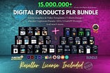 15+ Million Resell Digital Products Bundle Ideal for Passive Income, Featuring Private Label Rights…