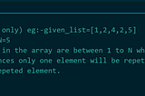 Finding the duplicate element and the missing element in the given list with o(n) time complexity.