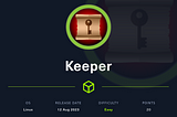 HTB Keeper: Formal Writeup