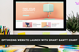 Optimizing Website Launch with Gantt Chart
