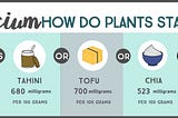 Vegan Calcium— how do plants stack up