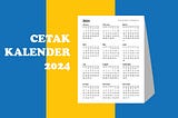 MURAH! Cetak Kalender Dinding, WA: 0878–7354–7779, Kota Bogor