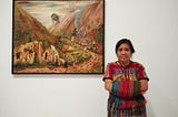 Paula Nicho Cúmez, pintora maya Kaqchikel expone en la Biennale de Venecia en Italia