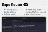 Expo Router v3