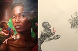 Re-presenting history: girl with a pearl necklace by Barbara Walker and Titus Kaphar