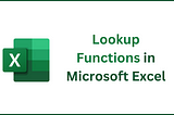 Excel VLOOKUP, HLOOKUP, and XLOOKUP