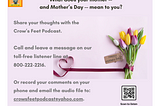 Mothers are on our minds this month as we gear up to celebrate Mother’s Day in May.