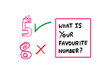 The Interesting Number Paradox — A cartoon featuring a happy 5 and a sad 8. On the right of these numbers, the text “What is your favourite number?” stands.
