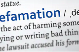 The Defamation Situation