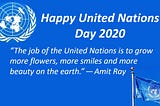 Happy United Nations Day
