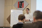 Igor Nikolaiev — delivering his speech on the blockchain trends and future last week in Kharkiv…