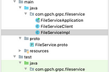 File Transfer Application with Java and Grpc Spring services Part: 1