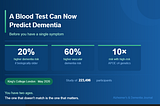 A Blood Test Can Now Predict Dementia Before You Have a Single Symptom