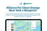 Alliance For Clean Energy New York — A Project Overview