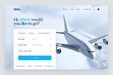 Airline responsive web design by Fireart Studio on Dribbble