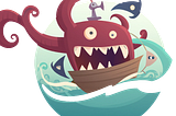 Charybdis, on a boat. Because boats.