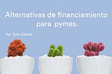 Alternativas de financiamiento para pymes