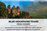 Blue Mountains tours from Sydney