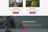 The Outdoor Adventure Website done