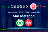 PRESS RELEASE: QiDAO Partners CROSS on Cronos chain