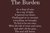 The Burden