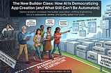 The New Builder Class: How AI Is Democratizing App Creation (and What Still Can’t Be Automated)