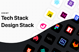 Icon set Tech Stack and Design Stack