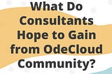 What Do NetSuite Consultants Hope to Gain From OdeCloud Community?