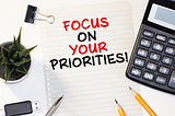 Learning to Focus-Daily Priority