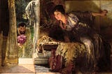 02 paintings, The amorous game, Sir Lawrence Alma-Tadema’s Welcome Footsteps and A Foregone…