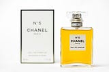 Image of Chanel №5 perfume bottle