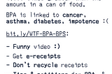 WTF! How to avoid toxic BPA & BPS in receipts, plastic, skincare, tickets