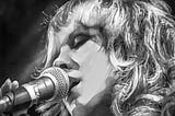 A rendering of musician Stevie Nicks