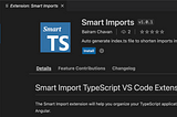 Organize imports using Smart Import Visual Studio Code Extension — TypeScript — Angular, Reactjs…