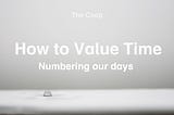How to Value Time
