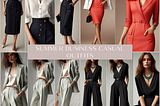 summer work outfits women, summer office wear women, business casual summer outfit ideas, summer business casual dresses, work clothes for summer heat, women’s business casual tops, summer work wardrobe essentials, affordable summer work clothes, mix and match business casual summer