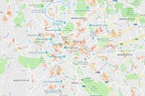 What Google Maps Can Tell You About a City’s Walkability