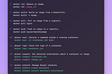 Understanding Docker: Part2 | Cheatsheet