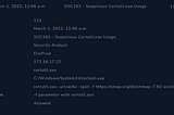 SOC163 — Suspicious Certutil.exe Usage