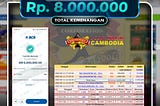Bukti Kemenangan Togel Magnum Cambodia Rp8.000.000,- Lunas!