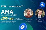 BTSE AMA Highlights: A Conversation with Artem Lazarev and Andy Bohutsky, Co-Founders of Whalemap…