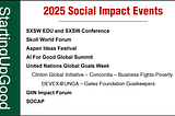Social Impact Conferences in 2025